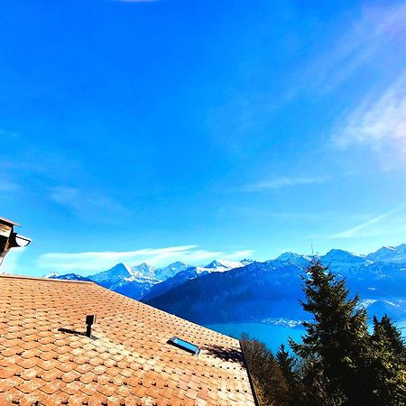 Chalet Lilo 4 Zimmer Big View Beatenberg Buitenkant foto