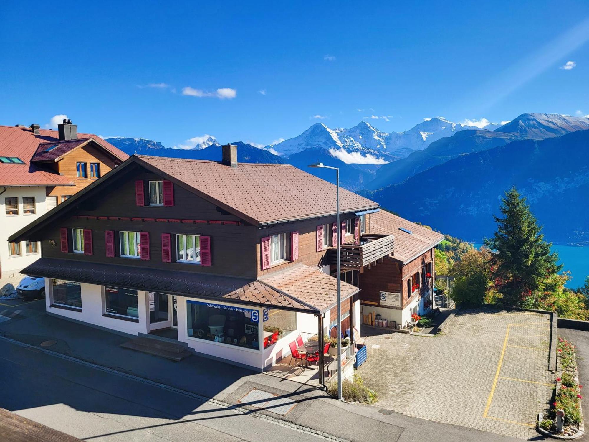 Chalet Lilo 4 Zimmer Big View Beatenberg Buitenkant foto