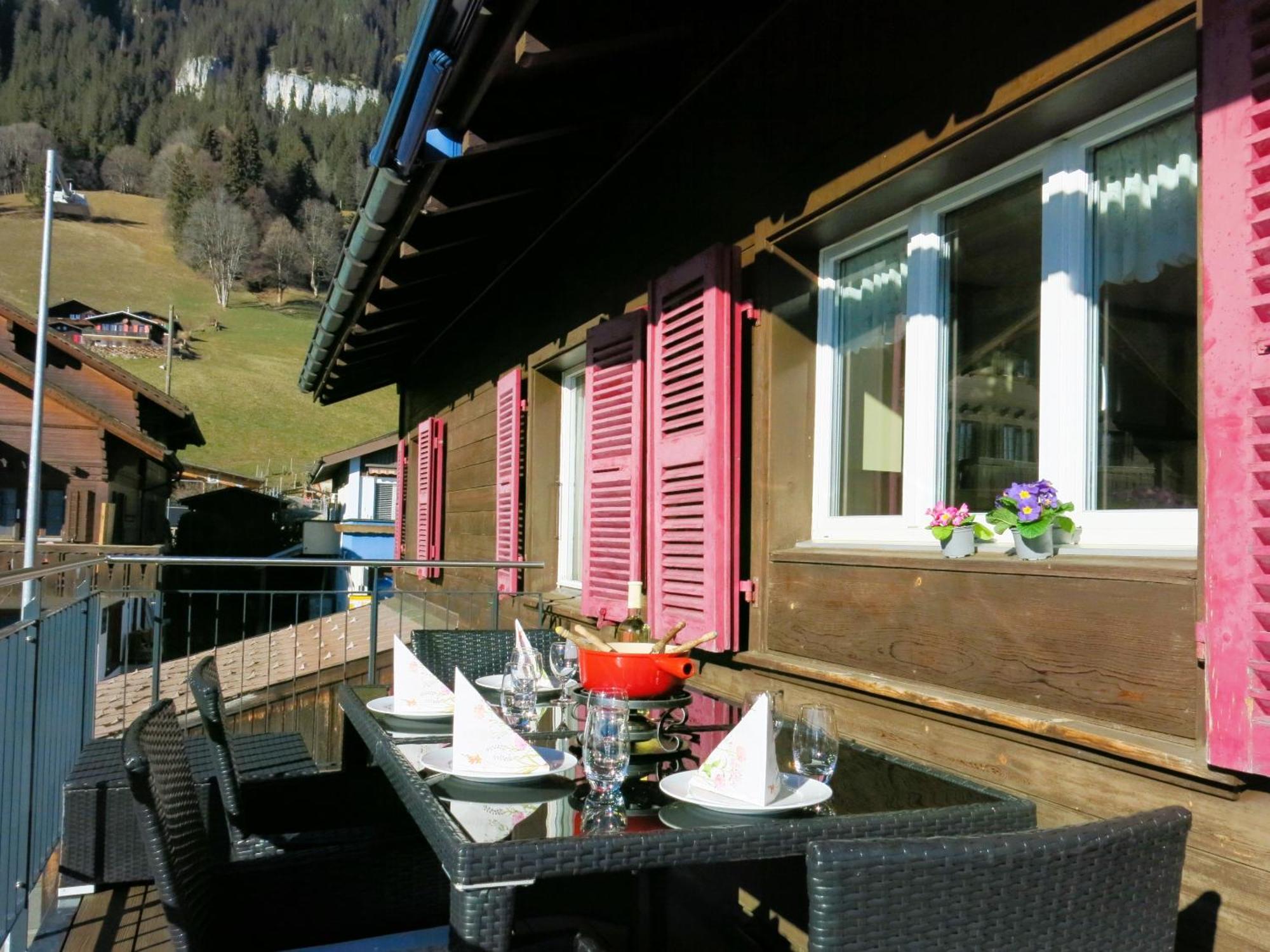 Chalet Lilo 4 Zimmer Big View Beatenberg Buitenkant foto