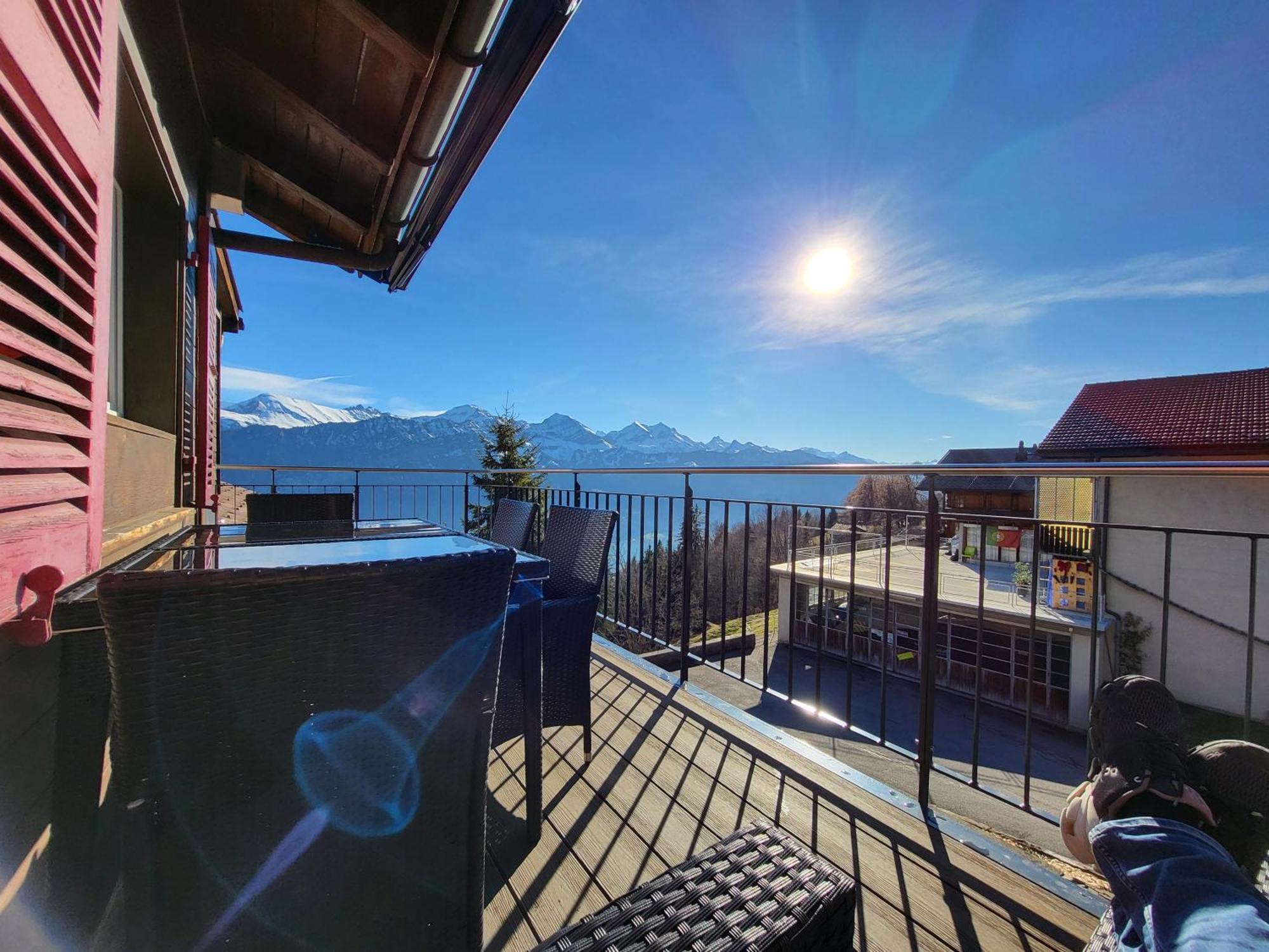 Chalet Lilo 4 Zimmer Big View Beatenberg Buitenkant foto